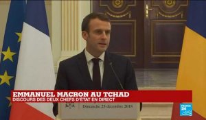 Revivez la conférence de presse d'Emmanuel Macron et d'Idriss Deby