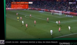 Zap sport du 1er février - Coupe du Roi : Karim Benzema envoie le Real en demi-finales (vidéo)
