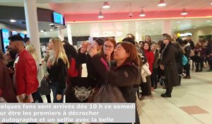 Dunkerque : Iris Mittenaere devant plus de 300 fans au Furet du Nord