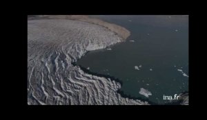 Groënland : calotte glaciaire et eau de fonte