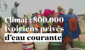 Réchauffement climatique : 800.000 Ivoiriens privés d'eau courante