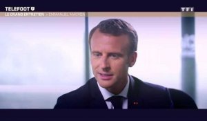 "J'étais teigneux mais peu technique" : quand Emmanuel Macron s'essayait au football
