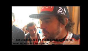 Le Maine Libre - Fernando Alonso au pesage des 24 Heures du Mans