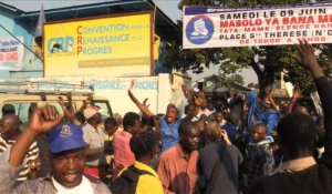 Célébrations pour l'acquittement de Jean-Pierre Bemba à Kinshasa