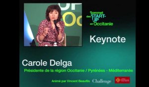 Sommet des Start-up de Toulouse : keynote de Carole Delga, ancienne ministre et présidente de la région Occitanie 