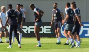 Mondial-2018: la France s'entraîne à J-3 contre le Pérou