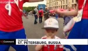 Russie-Egypte : les fans dans les starting blocks