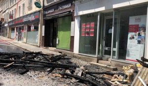 Après le violent incendie dans le centre historique 