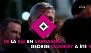 George Clooney blessé dans un accident de scooter en Italie