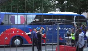 Mondial/France-Belgique : les Bleus partent pour le stade