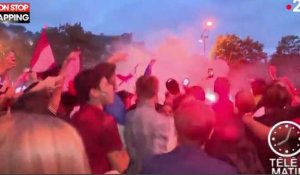 Les Bleus en finale : Feu d'artifice et scènes de liesse sur les Champs-Elysées (vidéo)