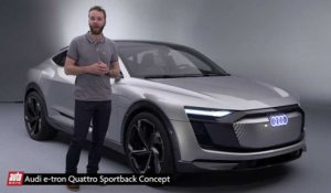 Audi e-tron Quattro Sportback Concept - présentation complète (technologie, performances, autonomie, design, moteurs)