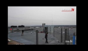Vue panoramique du toit de l'arche de la Défense