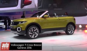 2016 Volkswagen T-Cross Breeze : un mini SUV plein de promesses [SALON DE GENEVE]