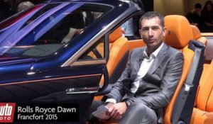 Rolls Royce Dawn : le luxe sous un jour nouveau - VIDEO Francfort 2015