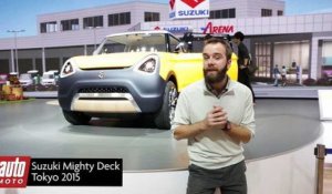 Suzuki Mighty Deck et Air Triser : le pavé et la plage au salon de Tokyo [VIDEO]