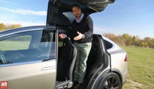Tesla Model X 2016 : notre essai habitabilité (SUV 100% électrique 7 places)
