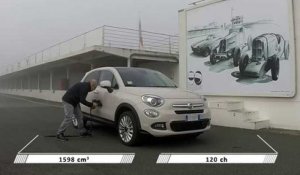 2015 Fiat 500X 1.6 Multijet : 0 à 100 km/h sur le circuit de Montlhéry