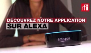 Emmanuelle Bastide présente RFI sur l'assistant vocal d'Amazon