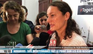 Aquarius : SOS Méditerranée fait le point sur les 630 rescapés