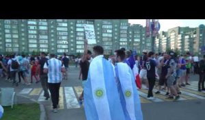 Les supporters de l'Argentine abattus après l'élimination