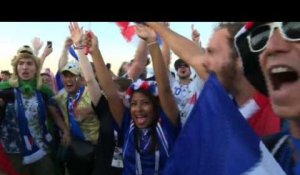 Mondial/France-Argentine: les supporters des Bleus euphoriques