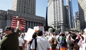 New York: manifestation contre la politique migratoire de Trump