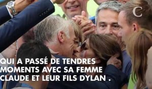 PHOTOS. Coupe du Monde 2018 : moment de tendresse pour Didier Deschamps et sa femme après la victoire des Bleus