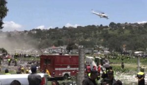 Explosion au Mexique : arrivée des secours
