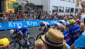 L'arrivée de la première étape du Tour de France 2018
