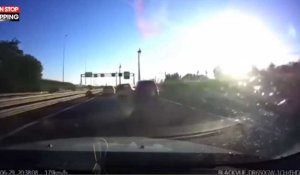 Pays-Bas : Des braqueurs heurtent une voiture de police à plus de 180 km/h (Vidéo)