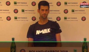Roland-Garros 2018 : Éliminé, Novak Djokovic tendu et furieux en conférence de presse (Vidéo)