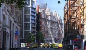 Incendie au Mandarin Oriental hotel de Londres