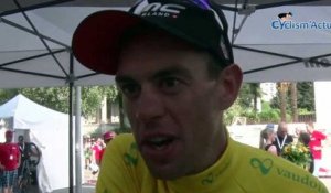 Tour de Suisse 2018 - Richie Porte : "Quasi un an après ma grosse chute, ça fait du bien ce maillot jaune du Tour de Suisse"