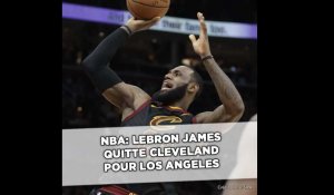 NBA: LeBron James file aux Los Angeles Lakers
