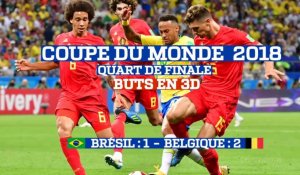 Buts en 3D : Brésil - Belgique (1:2) Coupe du Monde 2018 