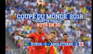 Buts en 3D : Suède - Angleterre (0:2) Coupe du Monde 2018 