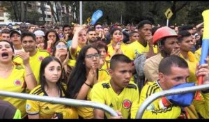 Déception des supporters colombiens, éliminés du mondial