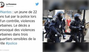 Homme tué lors d'un contrôle de police à Nantes.