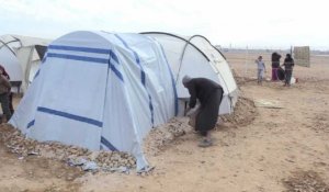 En Syrie, des survivants de la guerre à la merci du froid