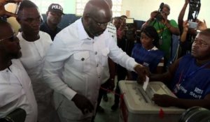 Liberia: George Weah, candidat à la présidentielle, a voté
