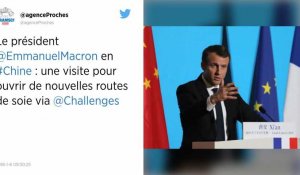 En Chine, Macron promet de revenir « au moins une fois par an ».