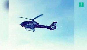 Les images de l'évacuation en hélicoptère des touristes coincés par les avalanches dans les Alpes Suisses