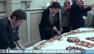Marseille : les artisans pâtissiers régalent le maire et les élus