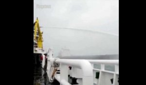 Possible catastrophe écologique en mer de Chine après un pétrolier en feu