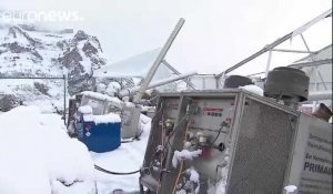 Les chutes de neige perturbent les Alpes