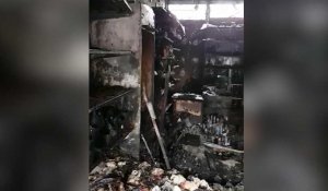 Les images de l'épicerie casher de Créteil ravagée par l'incendie