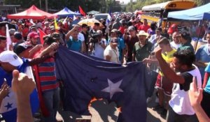 Honduras: manifestation contre l'élection du président Hernandez