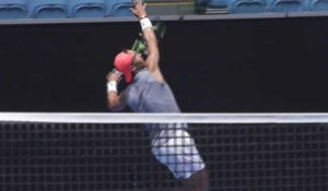 Open d'Australie 2018 - Rafael Nadal à l'entraînement à Melbourne