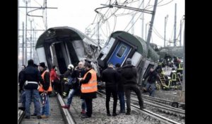 Milan : déraillement d'un train, plusieurs morts (Vidéo)